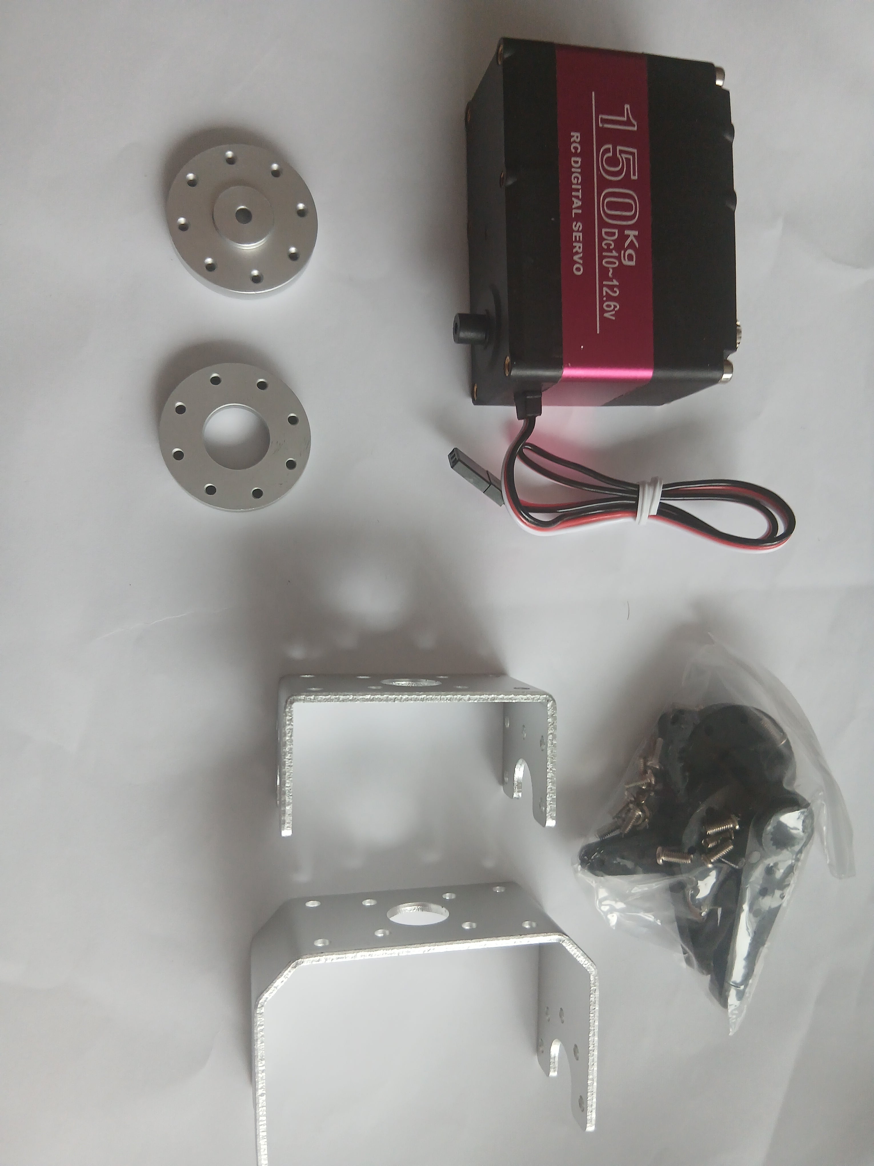 150 KG digital servo RC DIGITAL SERVO DC10-12.6v with bracket